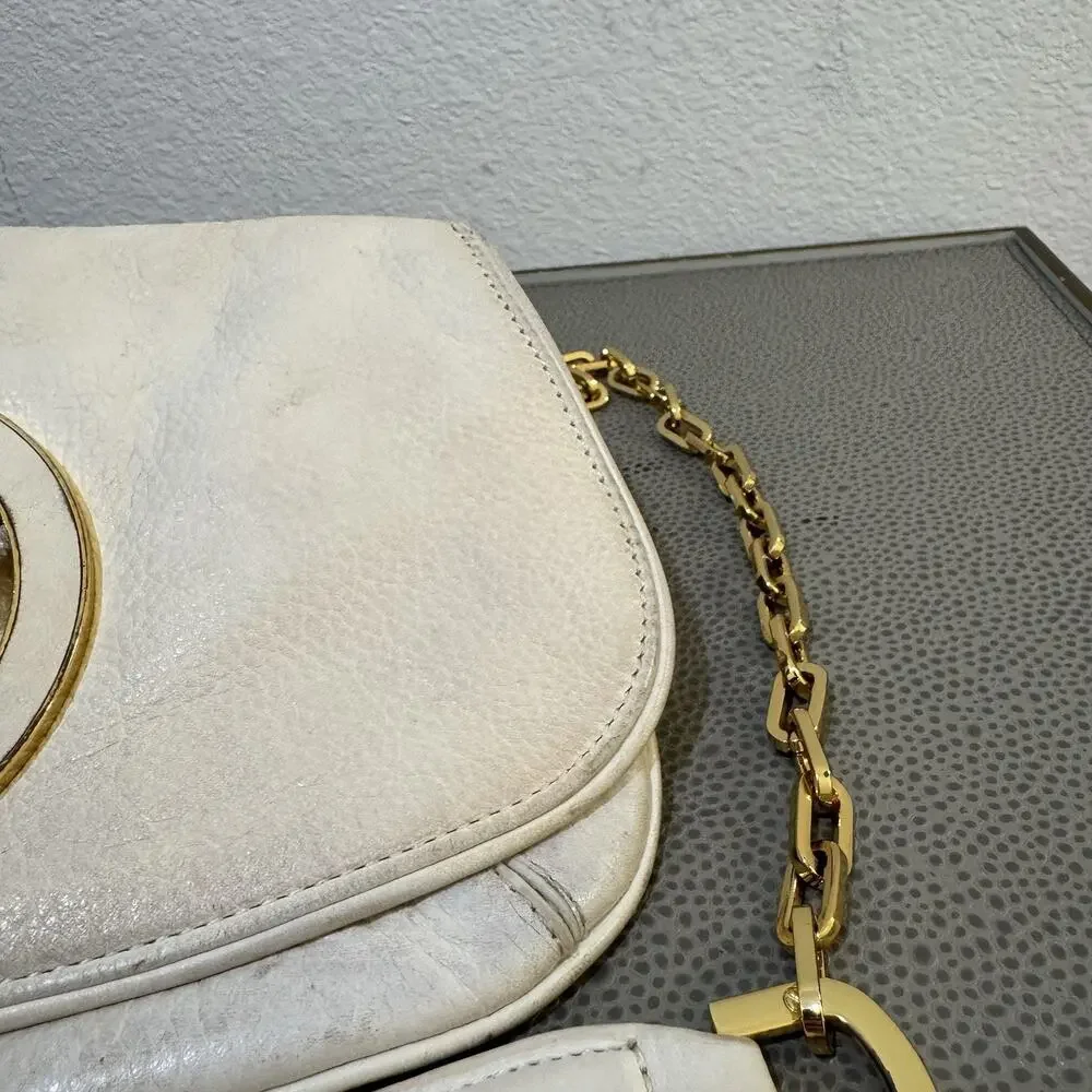 Tory Burch Ivory Amanda Crossbody Bag/ Clutch